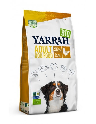 maagpijn kin ga werken YARRAH biologische hondenvoer BROKKEN ADULT met KIP | online kopen